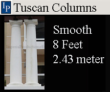 Tuscan columns 8 Feet