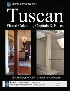 Tuscan Fluted column Canada $ catalog