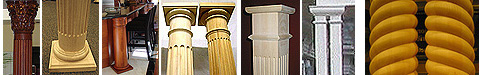 click for wood columns