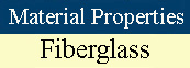 click for fiberglass properties