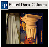 Doric Fluted Columns 8 Feet