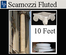 Scamozzi Fluted 10 Feet 