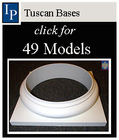 Tuscan Round Bases hollow and solid load bearing