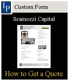 Custom From for Scamozzi Capital 
