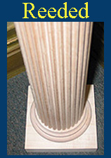 Tuscan Reededd columns