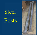 Steel load bering posts for decorative columns 