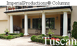 Tuscan Smooth Columns