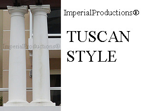 Tuscan Style Columns