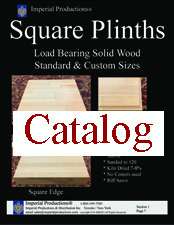 on line catalog for square plinths