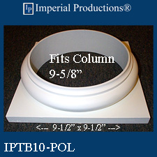 IPTB10 Tuscan Base fits 9-5/8" column