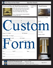 Custom Form for Attic Bases Hardwood