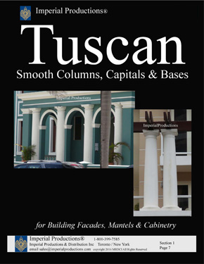Tuscan Smooth columns Canada $ 