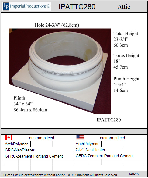 IPATTC280 custom base