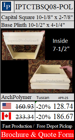 IPTCTBSQ08 Cap and Base Sets