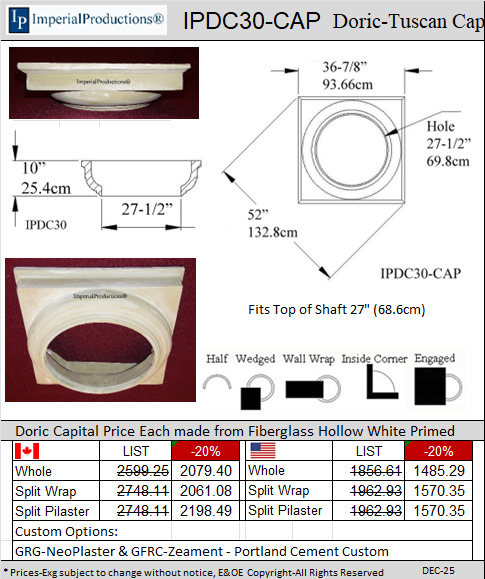 IPDC30 column capital