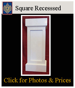 Square Recessed Panel columns