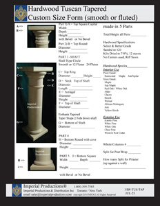 Tuscan Column Hardwood 