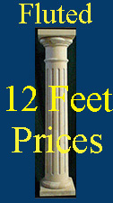 12 Feet Fluted Tuscan Columns