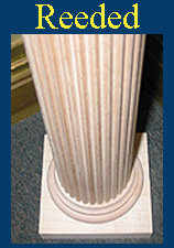 Tuscan Reededd columns 