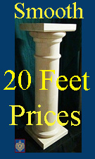 20 feet tuscan columns