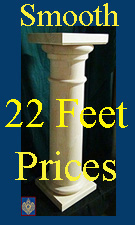 22 Feet Tuscan columns