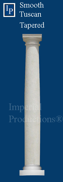 Smooth Tapered Tuscan Column